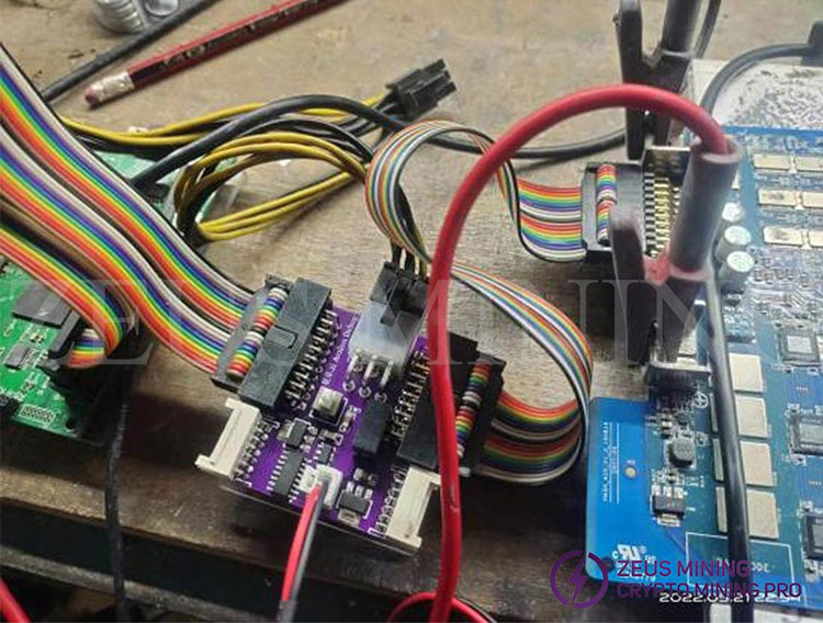 Short circuit board connection physical diagram