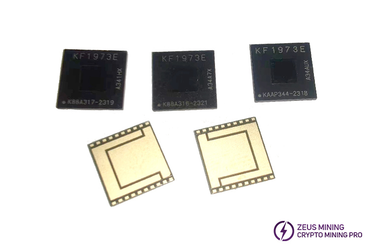 KF1973E chip of Whatsminer M60 hash board KF1973E chip of Whatsminer M60 hash board