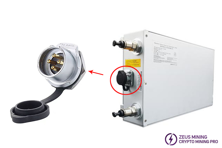 LP-20 power chassis connector 4 pole male socket for APW11 PSU LP-20 power chassis connector 4 pole male socket for APW11 PSU