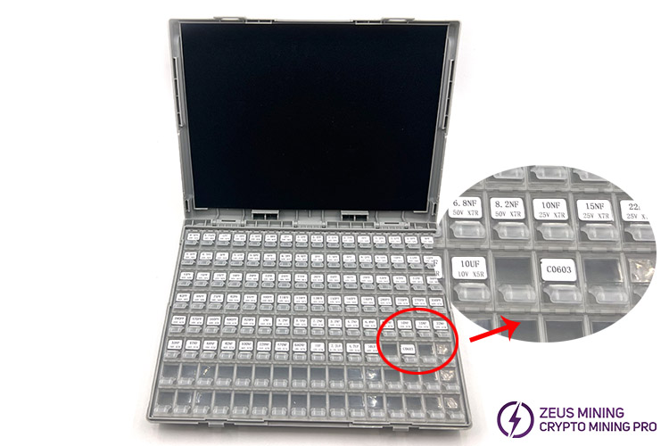 thumbnail image 2 of SCIPIA 40pcs SMD Resistor & Capacitor Component Storage Box – Keep Your Electronics Organized 2 of 6