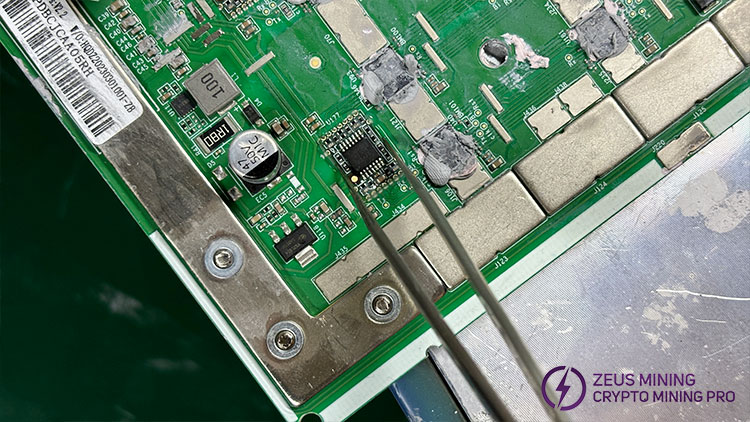 desoldering the SGM8304 op amp module