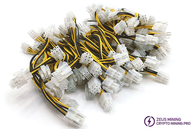 Dual 6 pin power supply cable for Iceriver control board