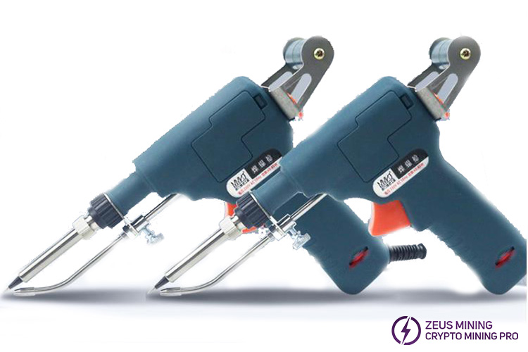 adjustable temperature manual solder gun