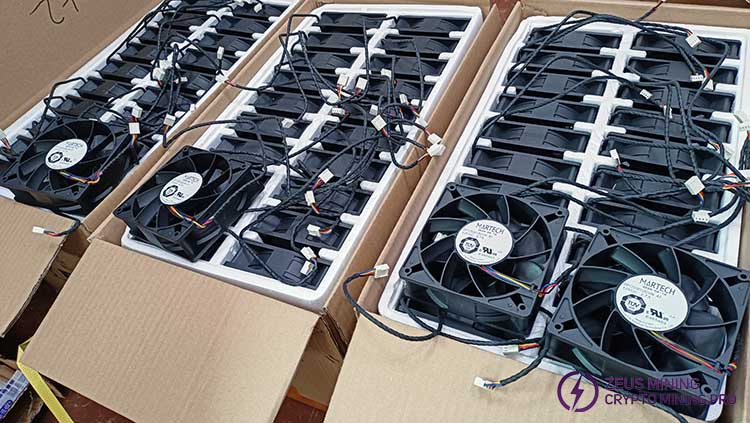 Antminer fan 12cm 2.7A 6000rpm MARTECH