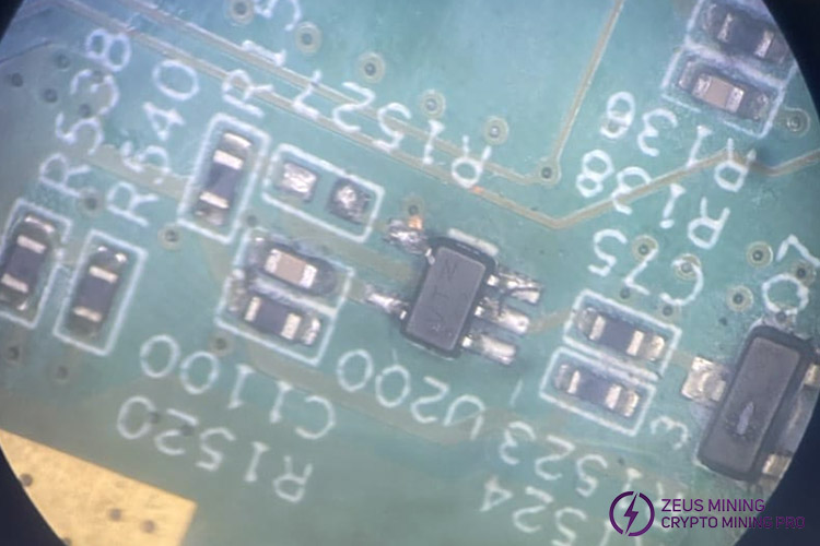replace Iceriver KS1 hashboard LDO 5V chip