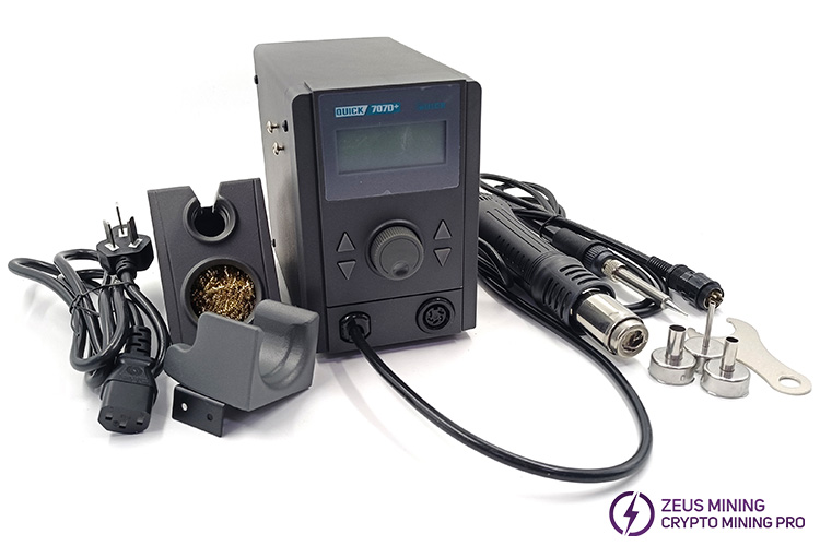 QUICK 707D+ 2 in 1 intelligent soldering station QUICK 707D+ 2 in 1 intelligent soldering station