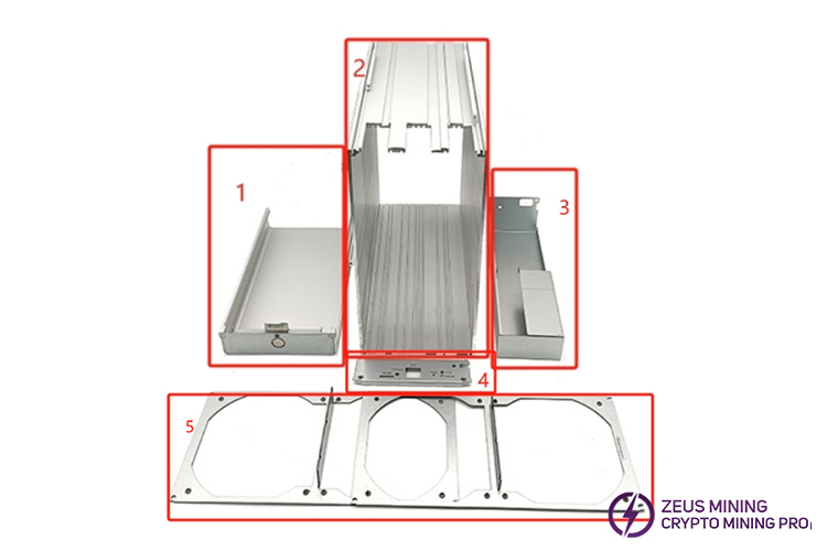Antminer L7 shell case