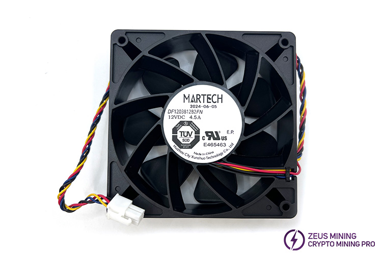 DF1203812B2FN cooling fan with square 4-pin connector