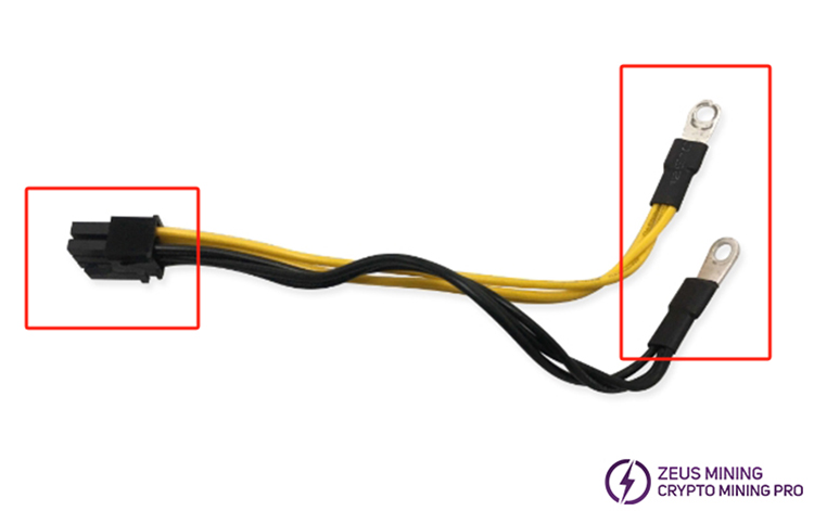 power supply output wire for KS1 KS2 miner