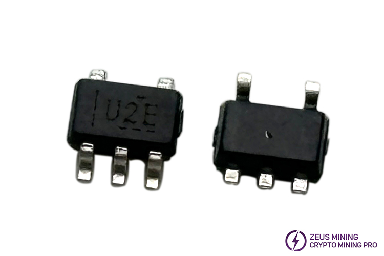 SN74AUP1T34DCKR marked U2E level conversion chip