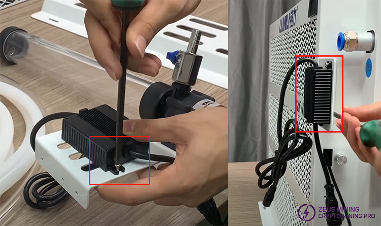 Water cooling radiator power cable Water cooling radiator power cable