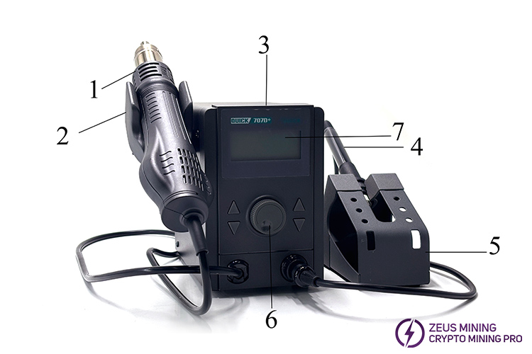 707D+ digital display welding station 707D+ digital display welding station
