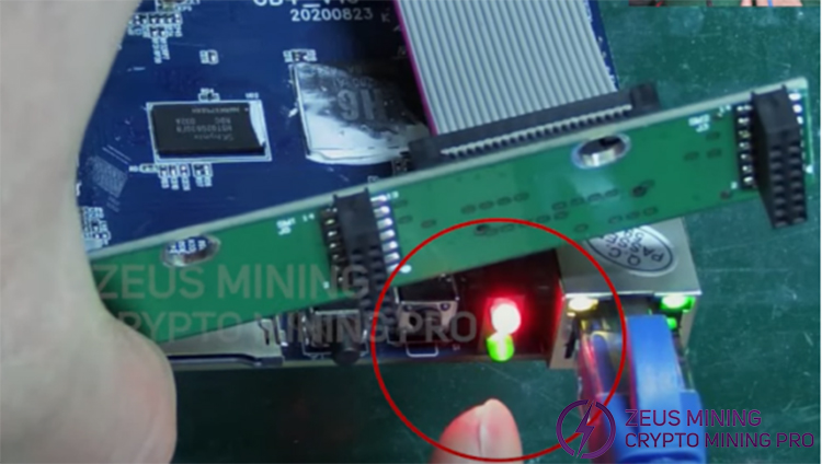 Turn on the power supply of the test fixture