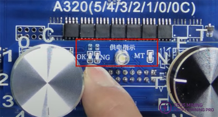 test fixture A320X handles Avalon miner hash board failure test fixture A320X handles Avalon miner hash board failure
