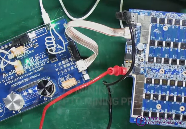 Connecting the Hash Board Connecting the Hash Board