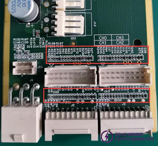 troubleshooting S19 pro+ Hydro control board interface