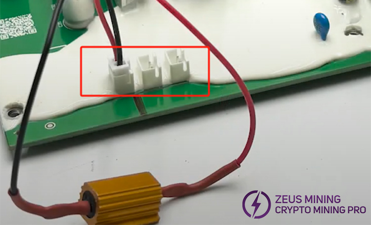 Antminer PSU fan speed simulator installation Antminer PSU fan speed simulator installation