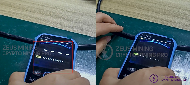 power cord detection power cord detection