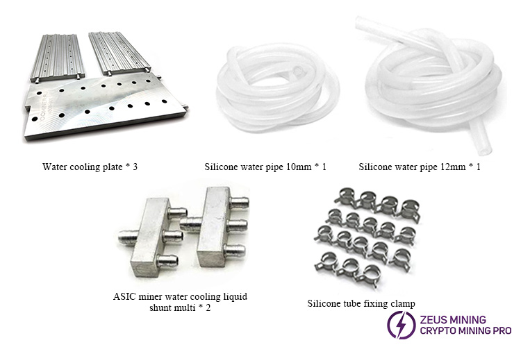 WhatsMiner M30S 90T water cooling plate radiator WhatsMiner M30S 90T water cooling plate radiator