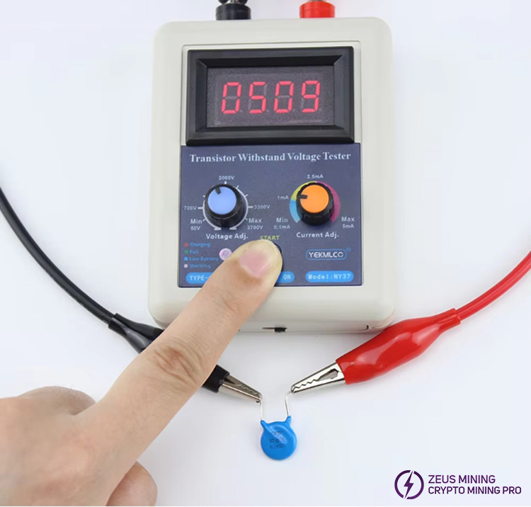 withstand voltage test of 470V varistor withstand voltage test of 470V varistor
