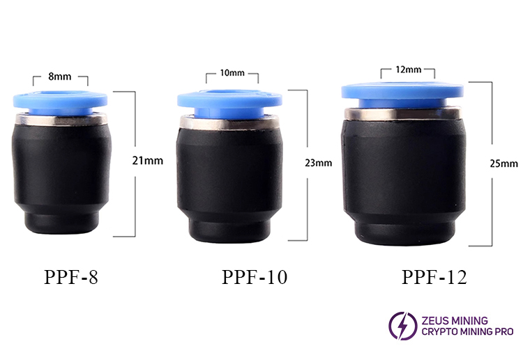 PPF8 PPF10 PPF12 pneumatic plug fitting caps PPF8 PPF10 PPF12 pneumatic plug fitting caps