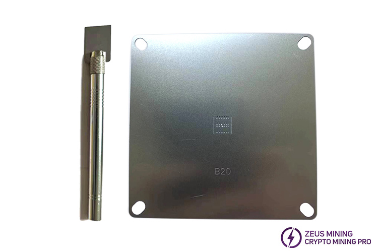 B20 ASIC chip stencil for Antminer L7 tin tool B20 ASIC chip stencil for Antminer L7 tin tool