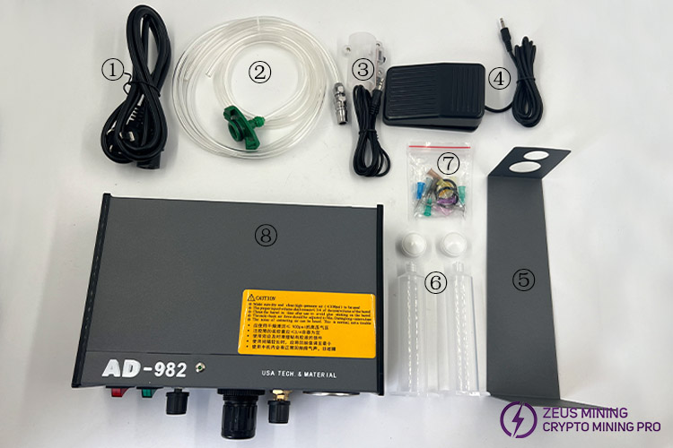 AD-982 semi automatic glue dispenser kits AD-982 semi automatic glue dispenser kits