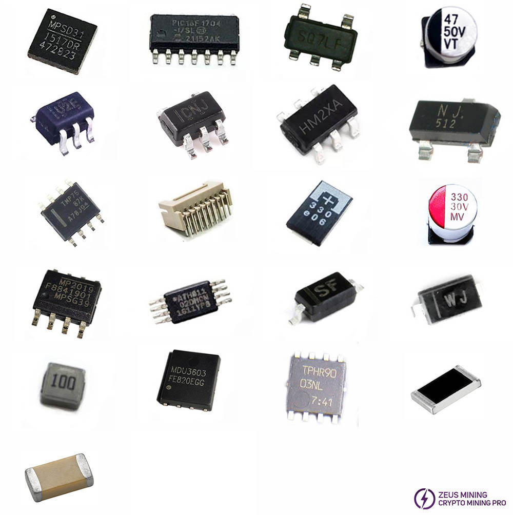 Antminer S19j pro hashboard spare parts list Antminer S19j pro hashboard spare parts list