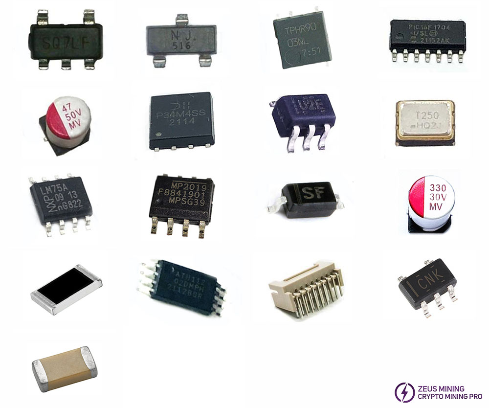 Antminer S19+ Hash Board replacement parts list Antminer S19+ Hash Board replacement parts list