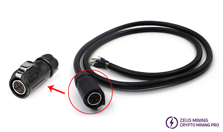 LP-20 plug for APW11 PSU cable LP-20 plug for APW11 PSU cable