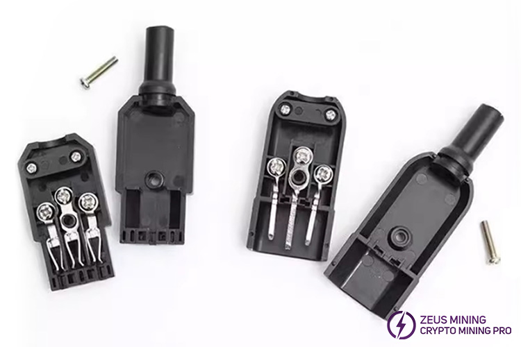 C14 male C13 female adapter plug power socket connectors 3 pins