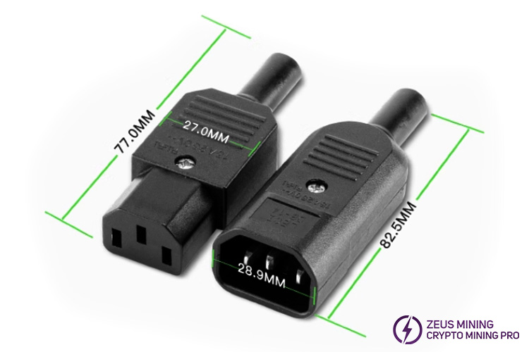 power cord plug kit for Antminer