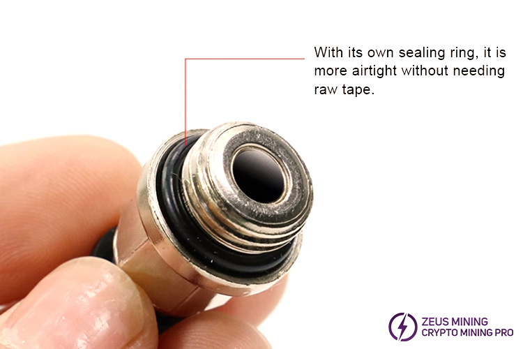 stainless steel miner water cooling connector