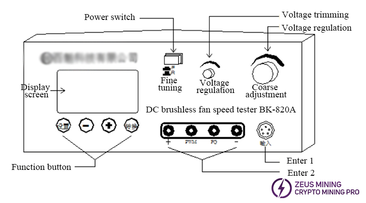 BK820A DC fan speed tester BK820A DC fan speed tester