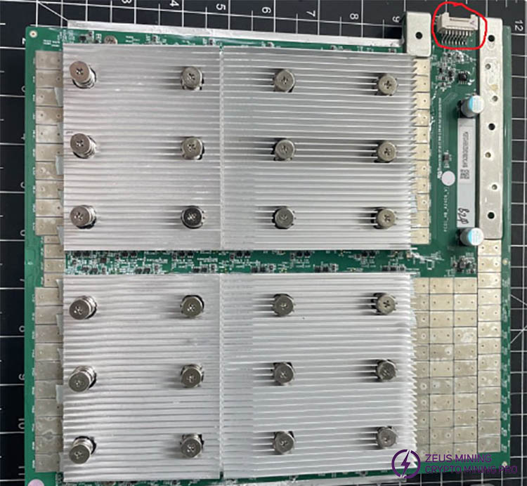 16pin data interface for DG1 hash board