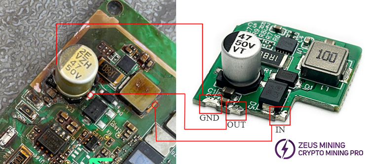 18V boost module application for Antminer S19XP
