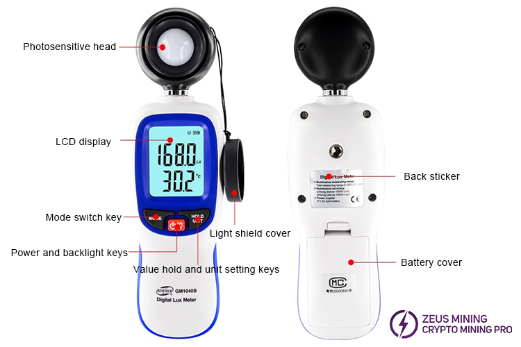 GM1040B wind speed gauge meter for measurement GM1040B wind speed gauge meter for measurement