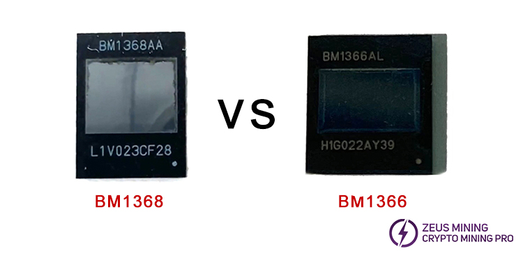 BM1368 vs BM1366 asic chip