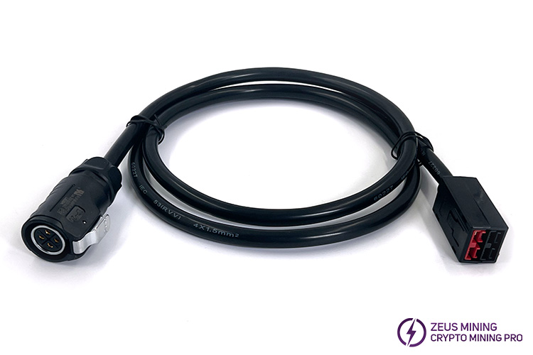 Antminer Hydro miner power cord cable with SA2-30 plug Antminer Hydro miner power cord cable with SA2-30 plug