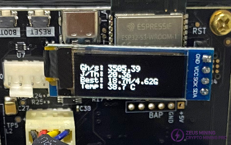 mining information Bitaxe SupraHex 701 mining information Bitaxe SupraHex 701