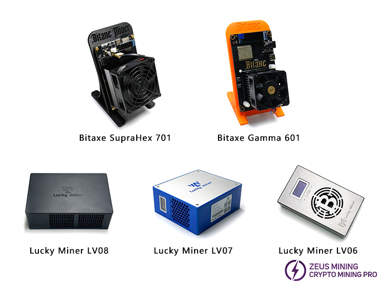 Bitaxe miner and Lucky Miner solo mining Bitaxe miner and Lucky Miner solo mining