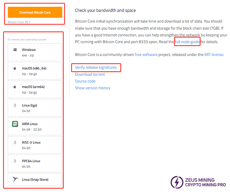 Set up Bitcoin node mining Set up Bitcoin node mining
