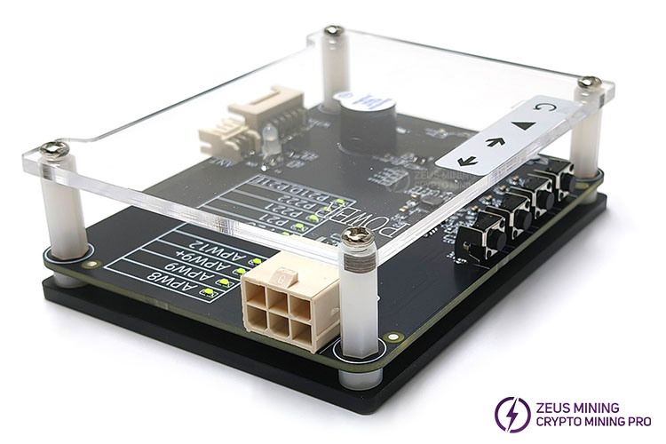 Antminer PSU output voltage test fixture