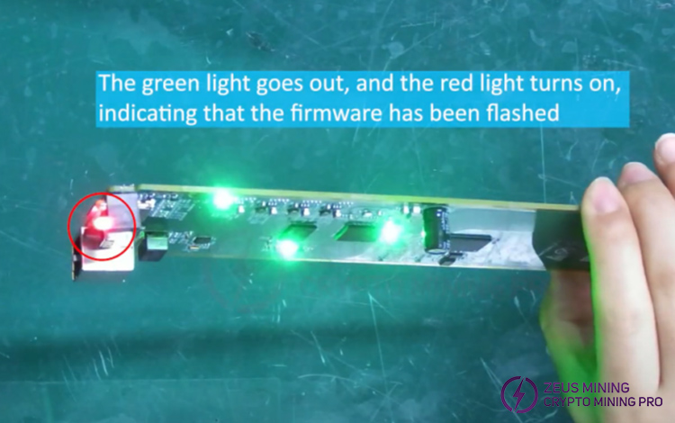 flashing S19e XP Hyd control board firmware