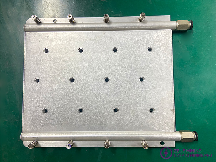 Water cooling plate for Antminer hydro miner