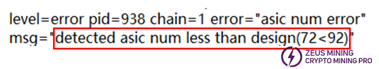Antminer KS3 kernel log error