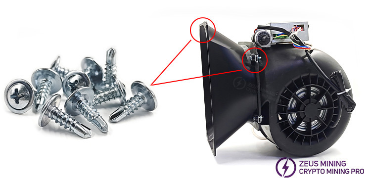 Antminer blower silencer installation Antminer blower silencer installation