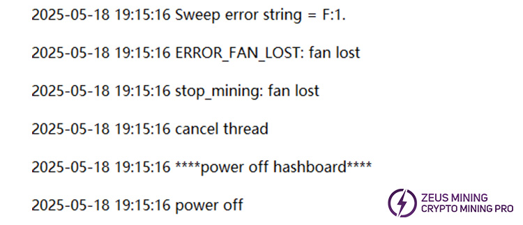 S19k Pro high temperature warning