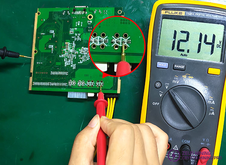 Detecting S19k Pro control board failure