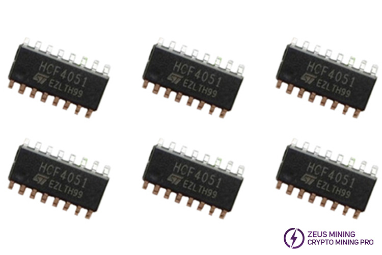 HCF4051 single 8-channel analog multiplexer HCF4051 single 8-channel analog multiplexer